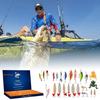 24 Pcs/Set Realistic Christmas Countdown Gifts Set  For Fishing Enthusiasts