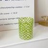 Fashion Matrix Plaid Glass Handmade Heat Resistant Glass Teacups Cups Coffee Mugs Drinkware Couple Gift Drinking Water Milk Cup