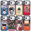 Cute Japanese Kokeshi Doll Mobile Phone Case for IPhone 17 AIR 16pro Max 15 14 13 12 11 Bumper Cover