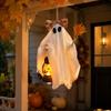Halloween Hängendes Schaukel-Ornament mit leuchtendem Hut für Veranda Feiertagsdekoration