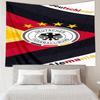 1 Stück Deutscher Fußball-Emblem Gedruckte Wandteppich Raumdekoration Wandbehang für Wohnzimmer Schlafzimmer, Studentenwohnheim, Geburtstags- und Weihnachtsgeschenke