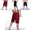 Calções de Ginástica Elásticos Lisos Masculinos Calças de Corrida Esportivas Confortáveis S-3xl Preto