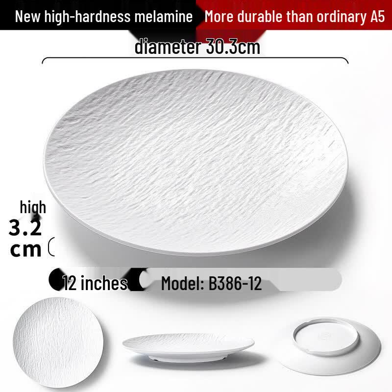 Qiwei Commercial Melamine Dinner Plate