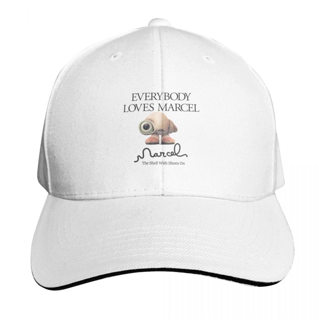 Marcel The Shell With Shoes On Baseball Cap Bobble Hat Trucker Cap Sunhat Wild Ball Hat Women Caps Unisexs