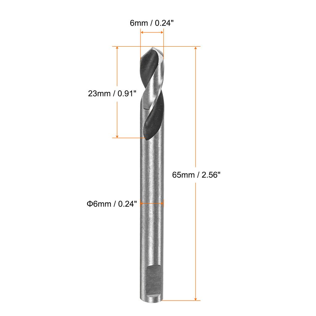 Uxcell 2/5/10pcs High-speed Steel Drill Bits for Hole Saws Arbor Replacement Wood Aluminum Plates