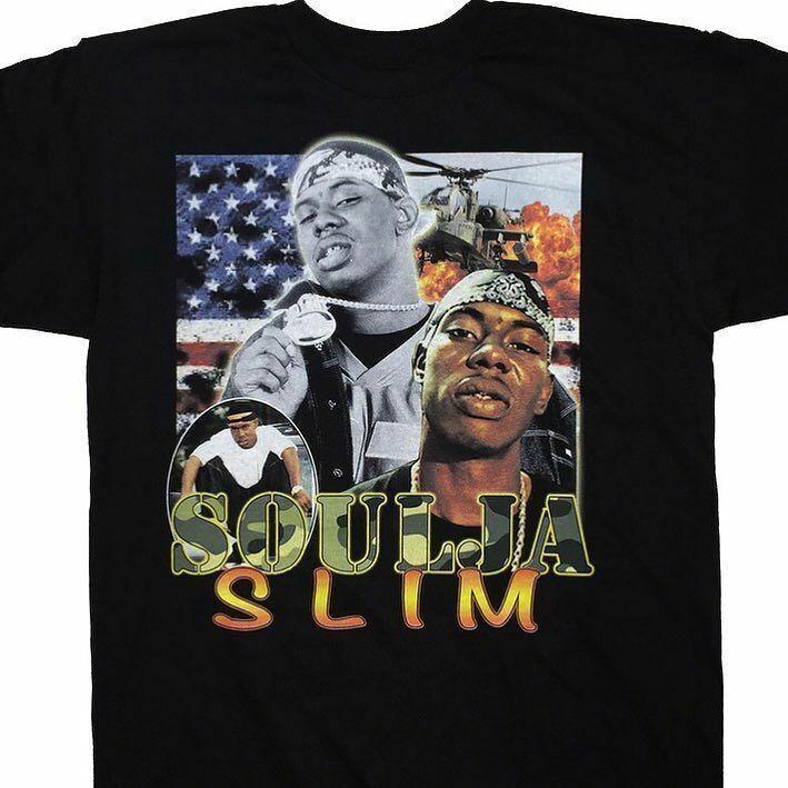 SALE Vtg Soulja Slim Music Lover Heavy Cotton Black S-5XL Unisex Shirt Unisex T-Shirt S
