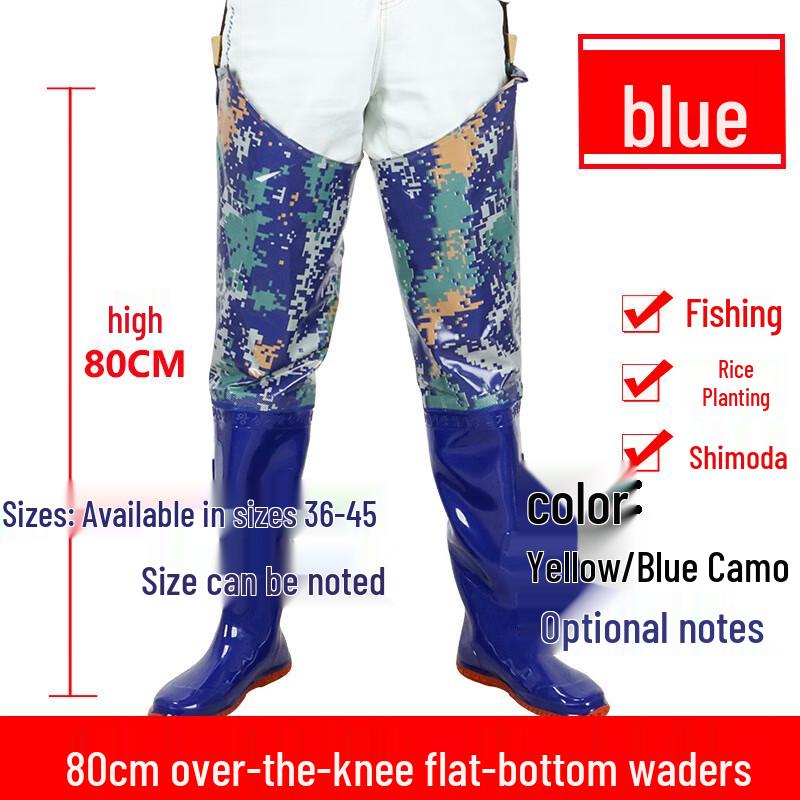

Sanbaoxi High-Tube Blue Camo Waterproof Waders