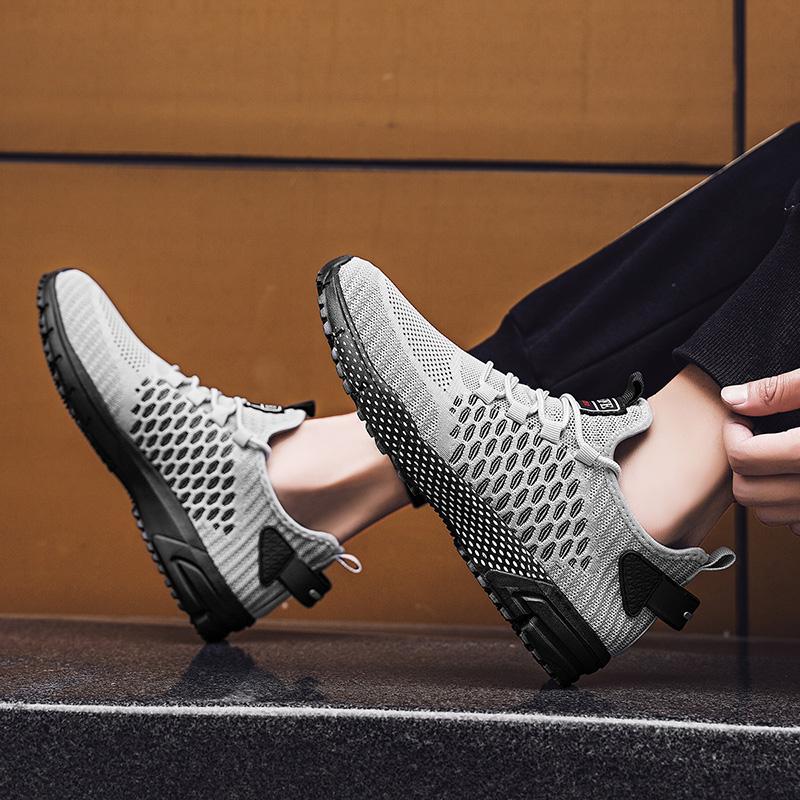 40-47 Herren-Sport-Freizeitschuhe aus Gummi mit weichem Boden in großen Größen