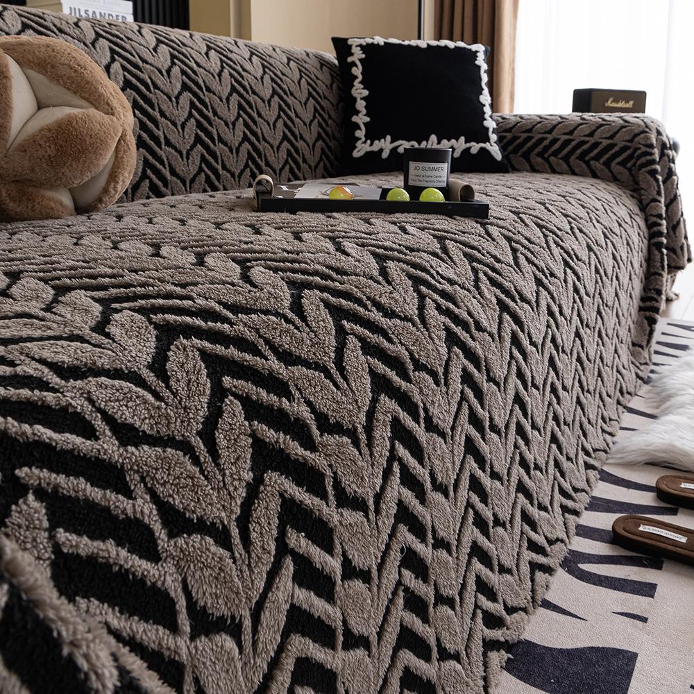 

Chenille Sofa Cover Pet Friendly Non-Slip, Soft And Comfortable, Suitable for All Seasons - Perfect Choice for Living Room, Bedroom, Office Decoration 180*130CM