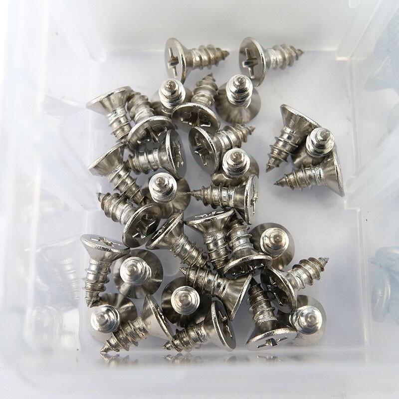 Bingyu 304 Stainless Steel Phillips Countersunk Self-Tapping Screw Kit