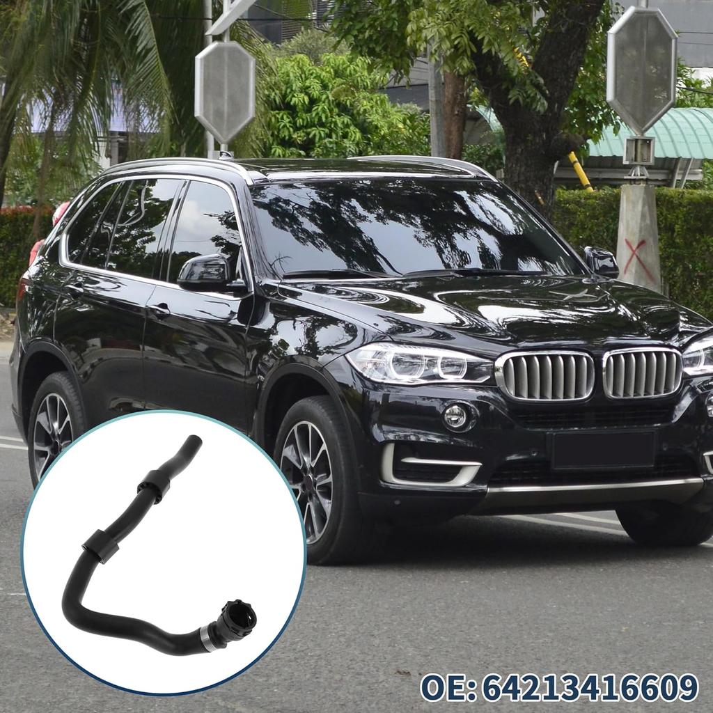 Topení HVAC Hadice motoru Chladič motoru Hadice chladicí kapaliny č. 64213416609 pro BMW X3 E83 3.0L L6 2007-2010 Guma Černá Dobré těsnění