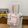 Schoolbag Daily Commute High Value Large Capacity Backpack Fashion Trend Junior High School College Student Schoolbag Simple Backpack