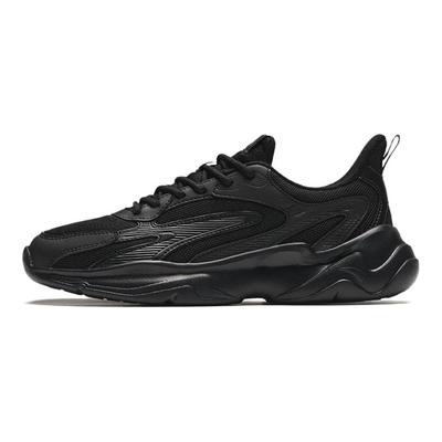 Comfortable Versatile Shock Absorbing Wear Resistant Low Top Casual Shoes Women Sneaker Black 922418855-4