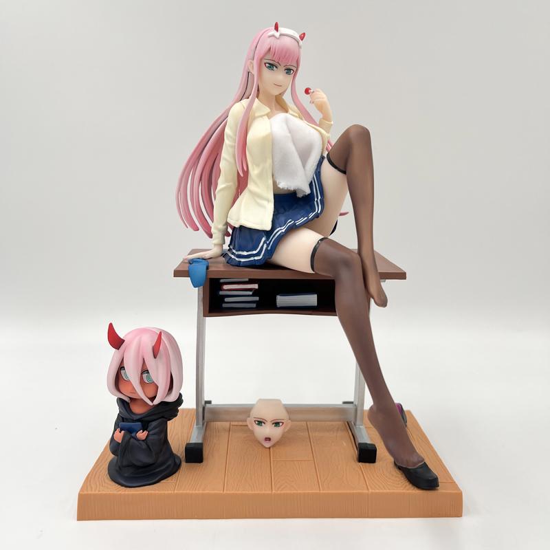 

DARLING In the FRANXX Zero Two, фигурка девушки из аниме 02, экшн-фигурка Zero Two, Коллекционная модель куклы, игрушки, подарки