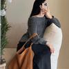Autumn and Winter Retro Matte Suede Tote Bag Women's 2025 New Large-capacity Shoulder Bag Student Commuting Bag