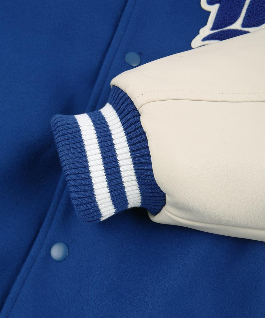 Raw Lab R Old School Heavy Varsity Jacket (Blue)