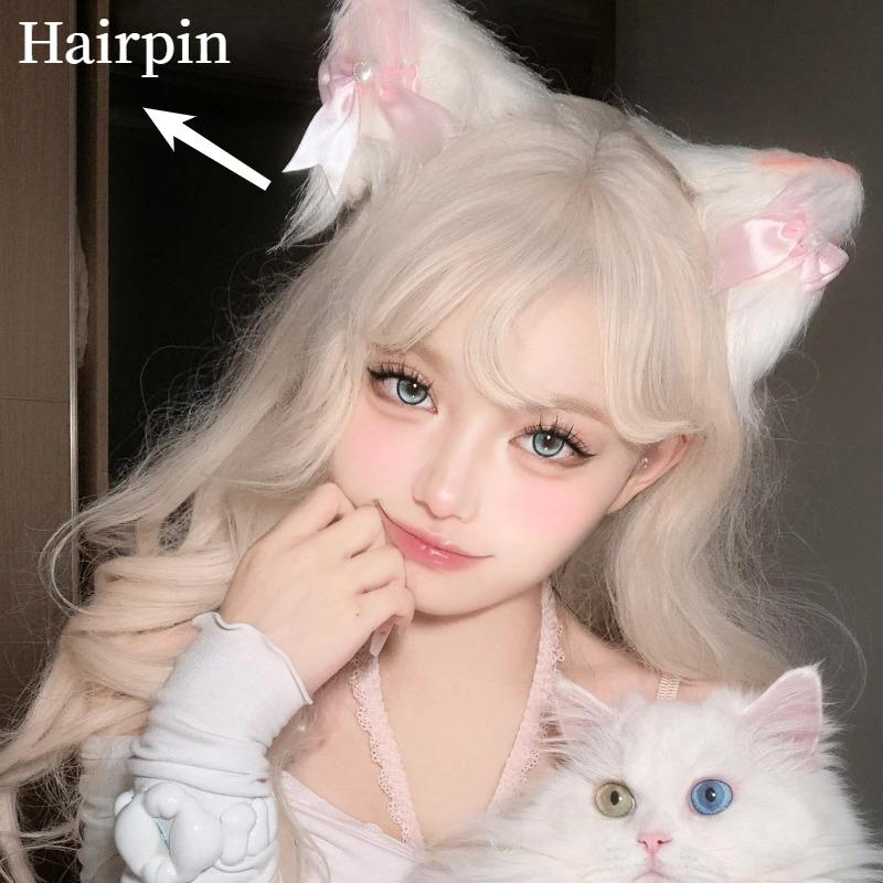 Fluffy Faux Fur Cat Ear Headband Soft Non-slip Hair Hoop Women Cosplay Party Daily Photo Shooting Kawaii Hair Accessories