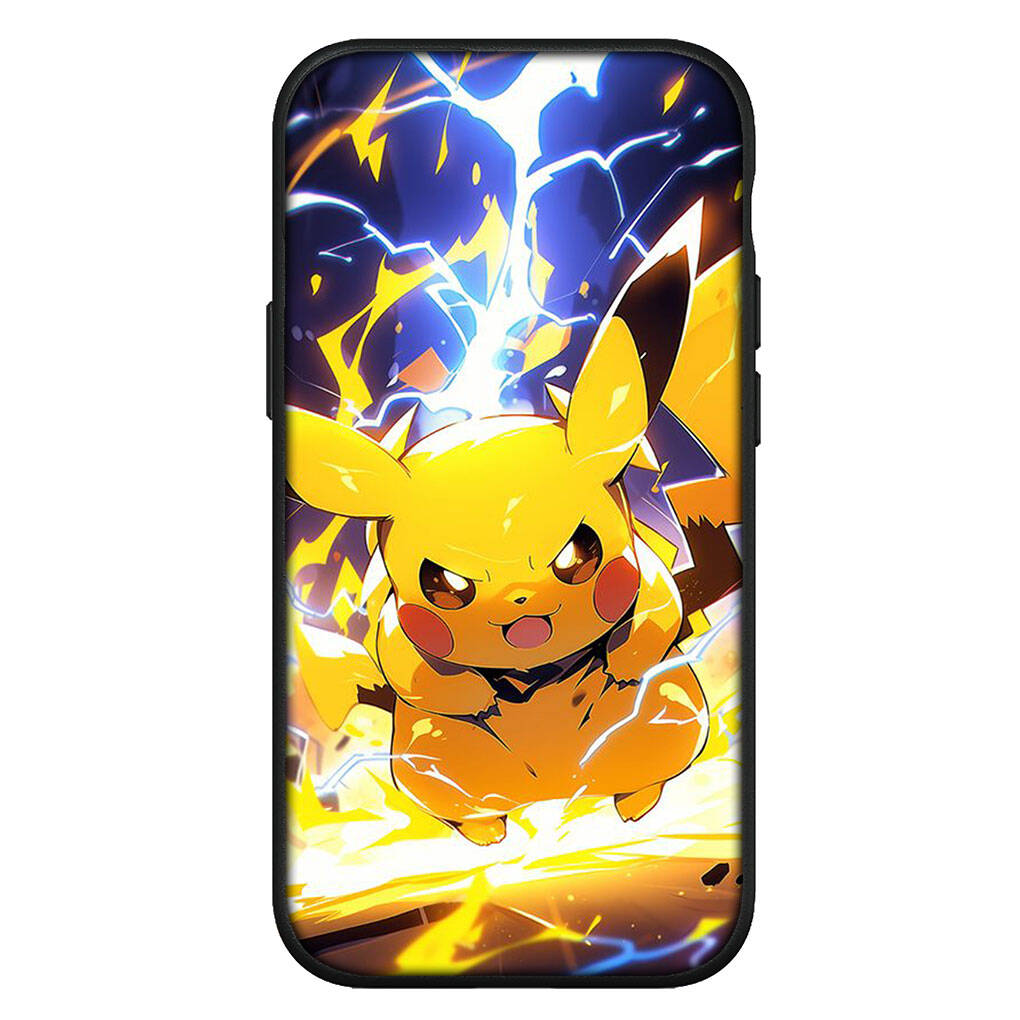 Cover for iPhone 17 16 15 Xiaomi Poco Redmi Note 14 13 12 11 Pro Max X 9 Samsung Galaxy S25 S24 S23 OPPO Huawei Eevee Pokemon Pikachu Cute Phone Case