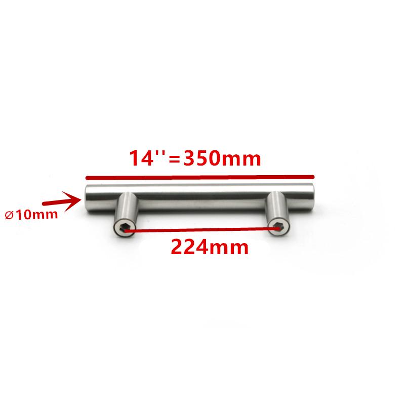50mm-450mm Stainless Steel Kitchen Door Cabinet T Bar Handle Pull Knob Cabinet Knobs Furniture Handle Cupboard Drawer Handle