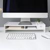 3-Tier Monitor Riser Shelf Desktop Stand Organizer Space Saving with Storage for Laptop Computer Screen, Office Home Study