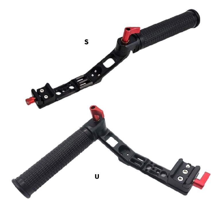 Silicone Handgrip  For SLR Camera Stabilizer Foldable Camera Expansion Bracket With Cold Shoe Mounts