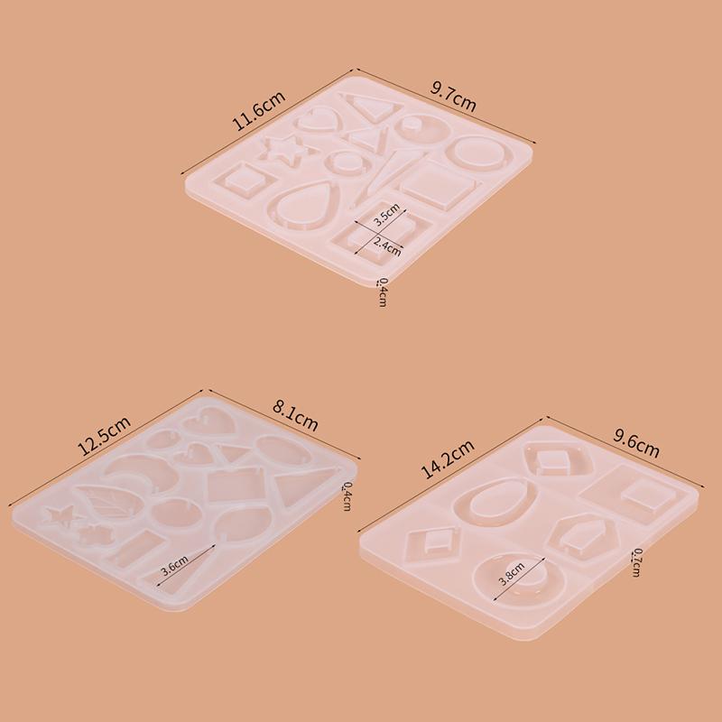 Silicon Earring Necklace Pendant Resin Mold Diy Making Jewelry Epoxy Mould Craft