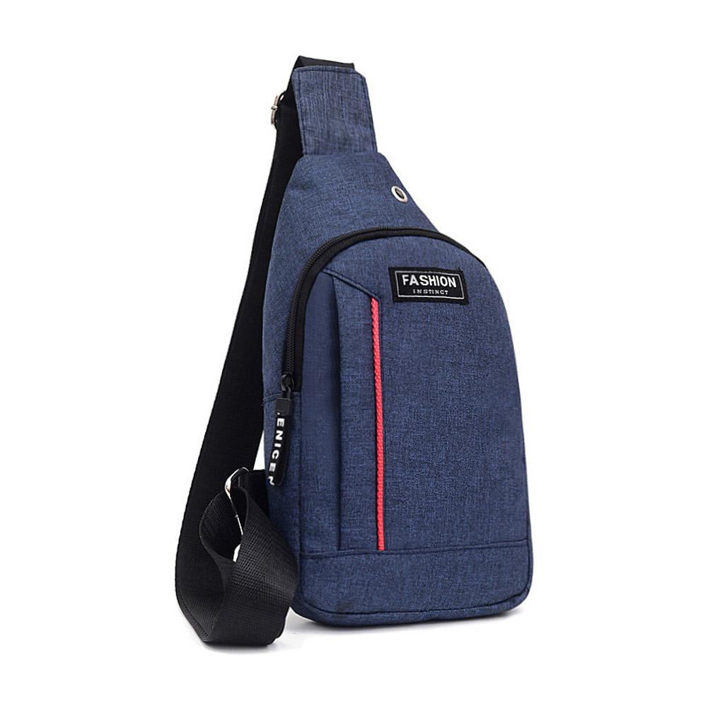 Portable Men's Casual Shoulder Bag Crossbody Bag On Shoulder Portable Travel Sling Bag Pack Messenger Pack Chest Bag