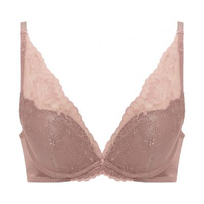AMOSTYLE Dream Bra Deep V Nemophila Sky M022 D65 Size (Foggy Mauve)