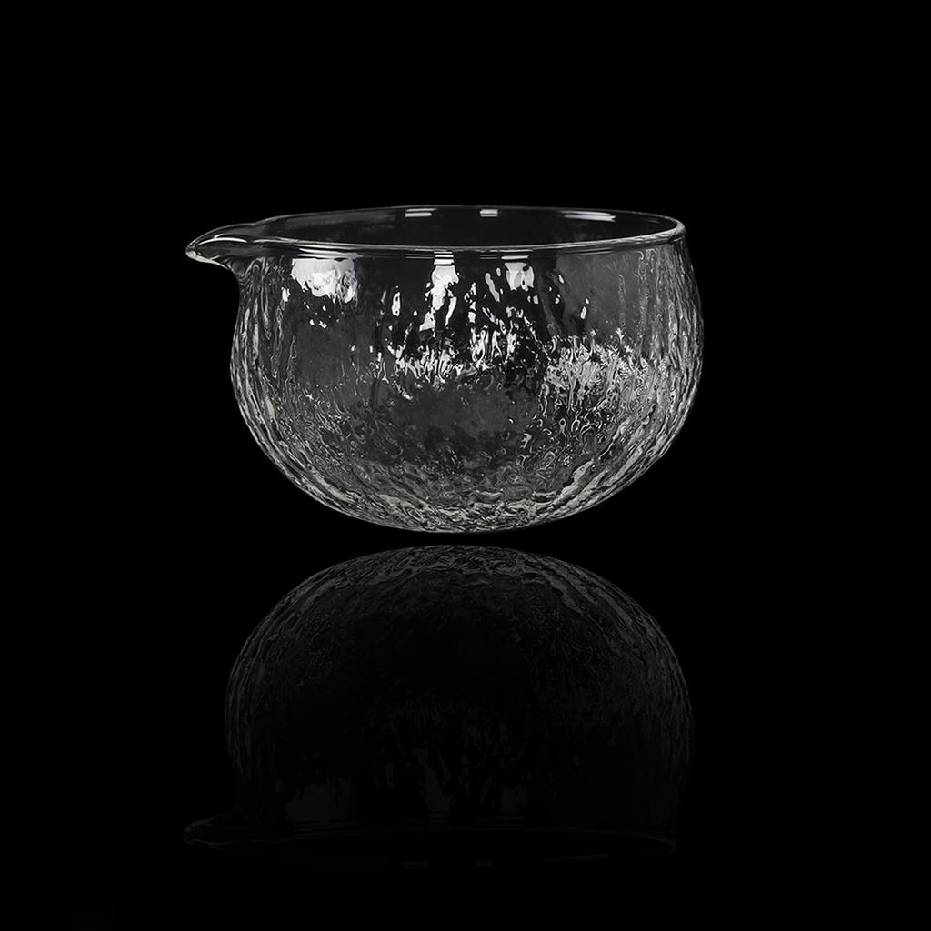 Glass Matcha Approximately X X Perfect for Tea or As a Gift Matcha Bowl and Tea Whisk Heat-resistant Bowl, Clear, 12.3cm 7.2cm (approx. 5.7" 2.7"),