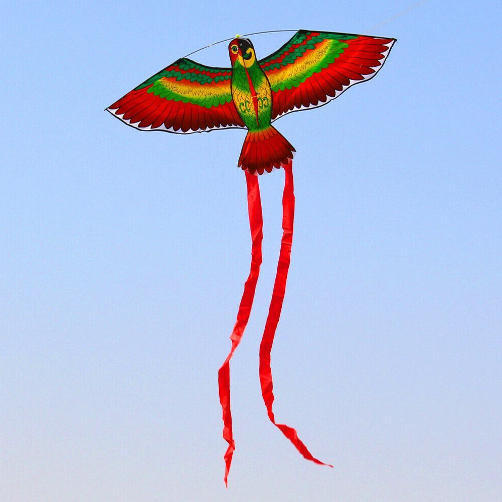 1 Pcs Parrot Kite Small Children's Animal Cartoon Kite Outdoor Toy Kite Children's Toy