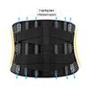Sports Double Compression Back Support Waist Belt with Steel Plates