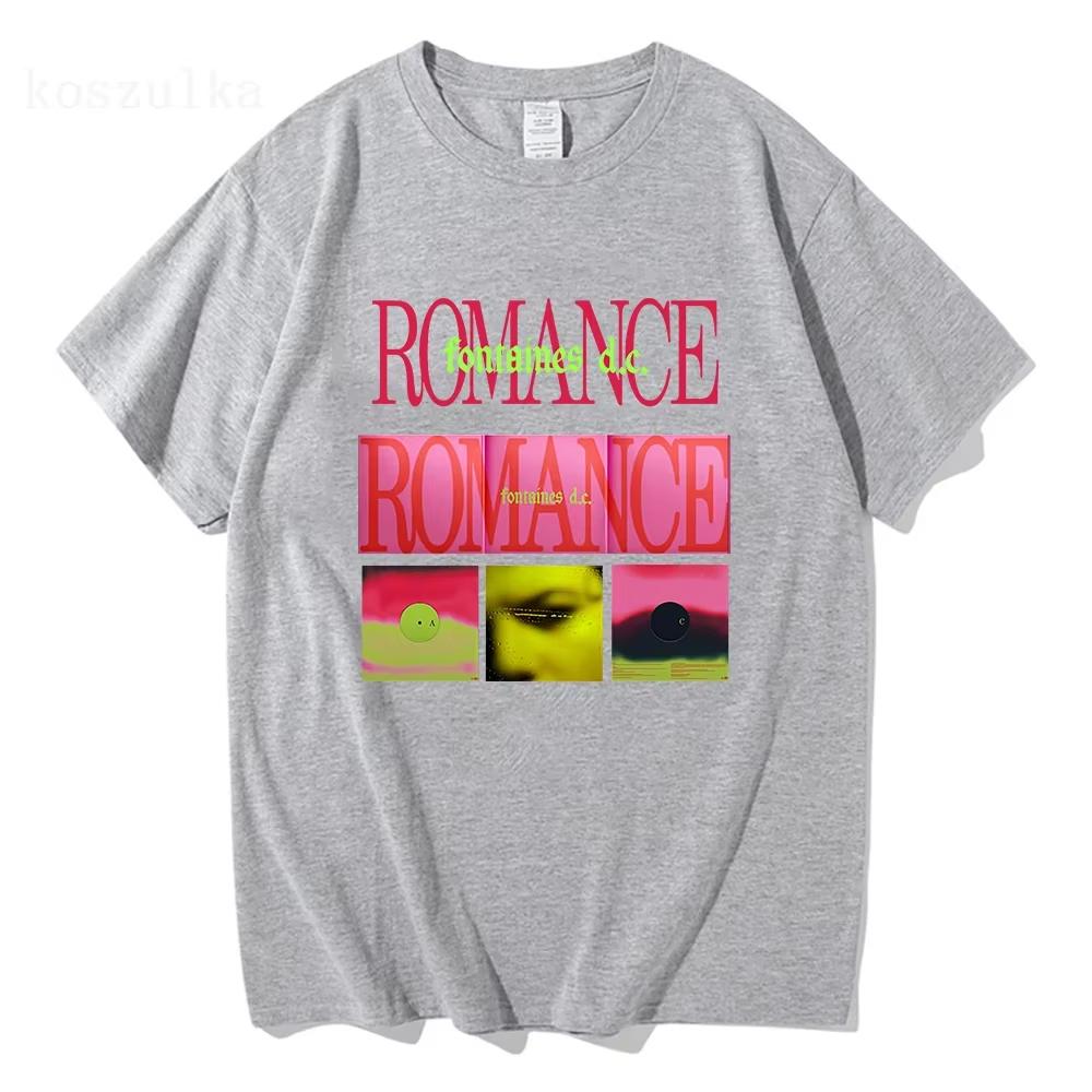 Streetwear Fontaines DCRomance T Shirt in The Modern World Men Women Clothing Harajuku Unisex Tops Cotton Tee Oversized Casual