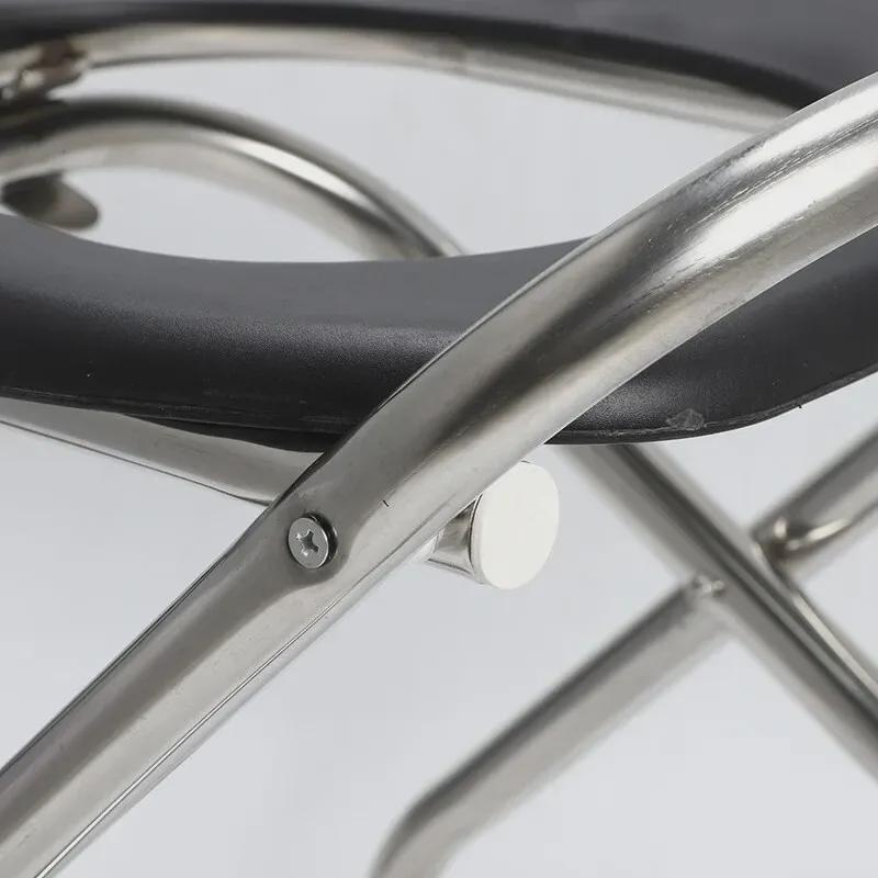 Household Folding Toilet Chair with Reinforcement for Elderly and Pregnant Women