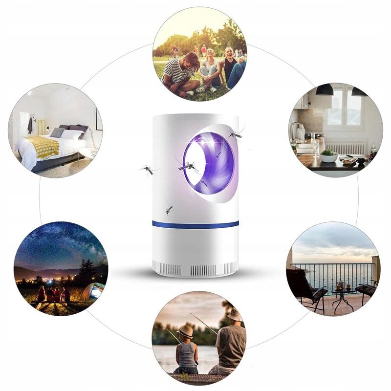 GoGarden UV insect killer lamp trap for mosquitoes, ticks, flies, USB, ultrasonic