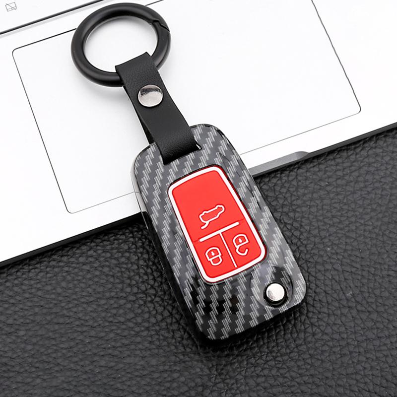 Carbon Fiber Remote Car Key Cover Case For Opel Vauxhall Mokka Astra J Corsa E Insignia Zafira C For Chevrolet Cruze 2009-2014