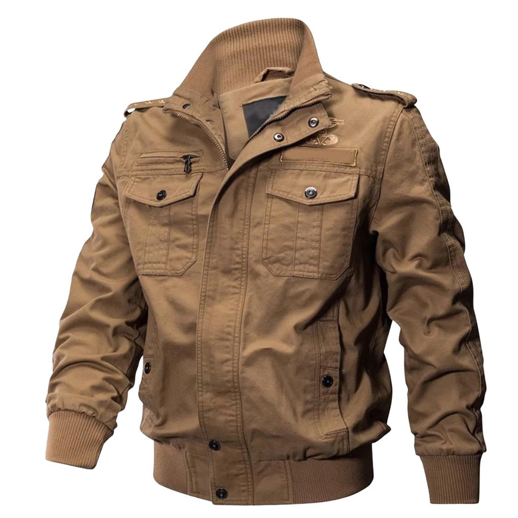 Men's Special Forces Jacket Men's Solid Color Fashion Jacket Denim Coat
