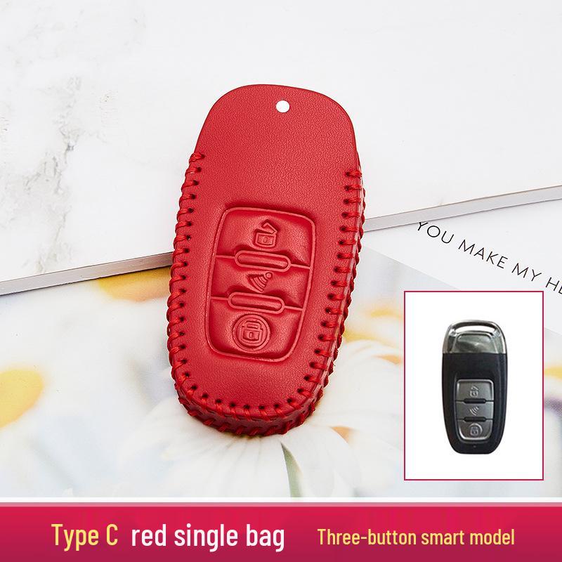 2020 Model Enhanced Car Key Case and Keychain