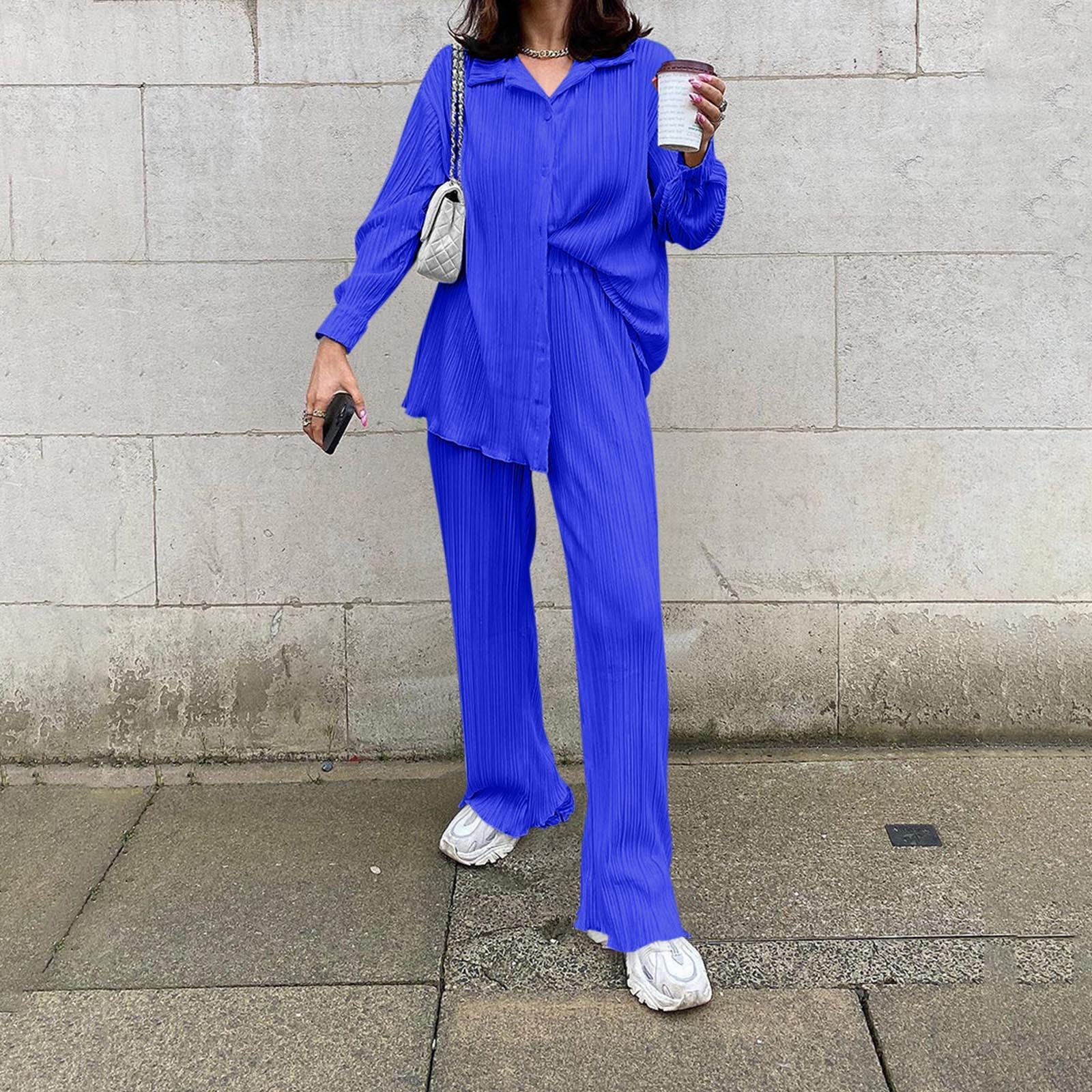 Женская однотонная драпированная рубашка на пуговицах с длинными рукавами и высокой талией — фото 4