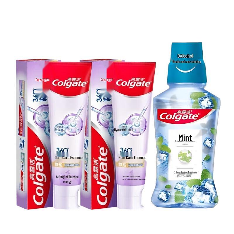 

Colgate Vital Mint Mouthwash & Gum Care Toothpaste Set