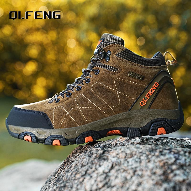 Men Women Outdoor Sports Hiking Boots for Couple Autumn Winter Ankle Boot For Man Keep Warm Sneaker Shoe New Arrivial Classic
