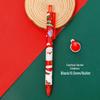 Hang Su Original Cartoon Christmas Ballpoint Pen – Cute Student Stationery Gift, High Appearance Black Signing Pen