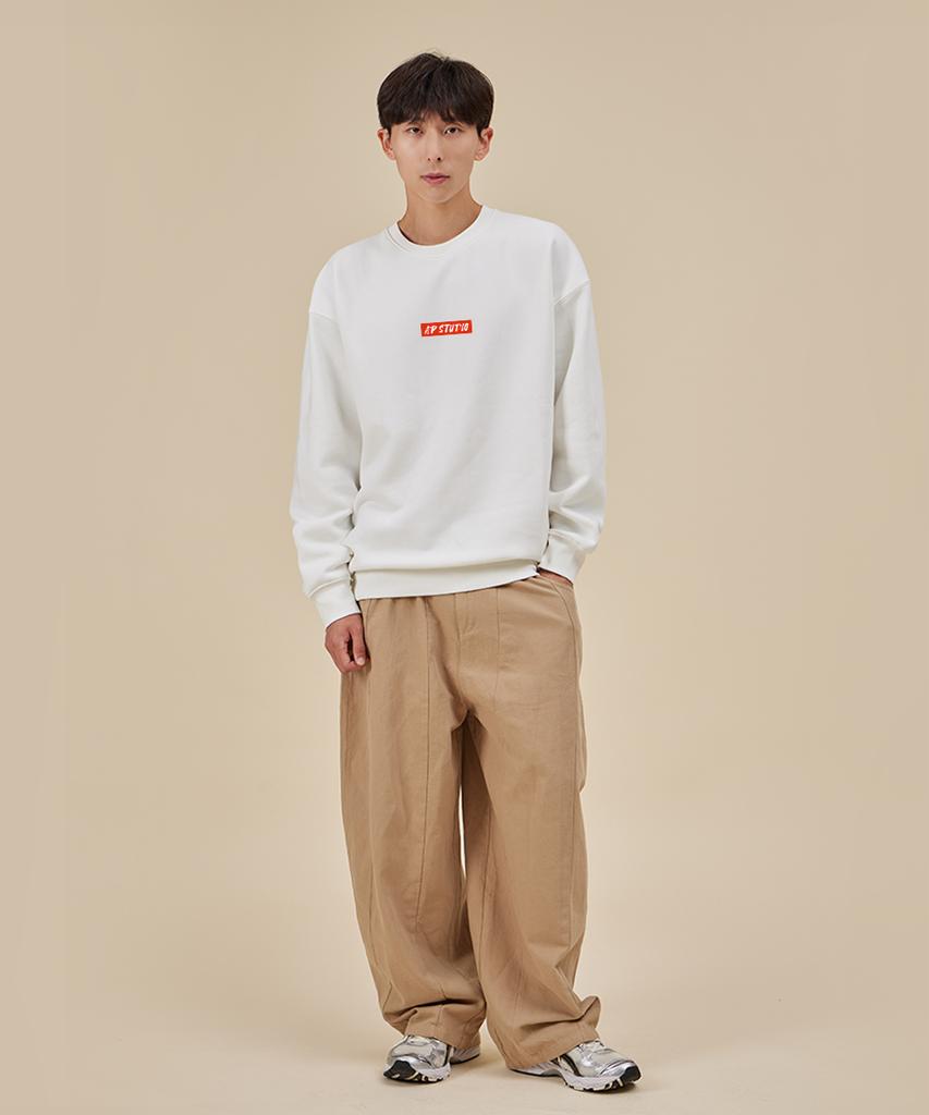 ASTRAL PROJECTION Ap Studio Loose Fit Sweatshirt_White