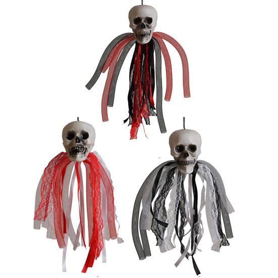 Halloweenská závěsná dekorace ducha Strašidelný létající duch lebky pro rekvizitu strašidelného domu Vnitřní Venkovní Veranda Dvůr Dekorace na strom