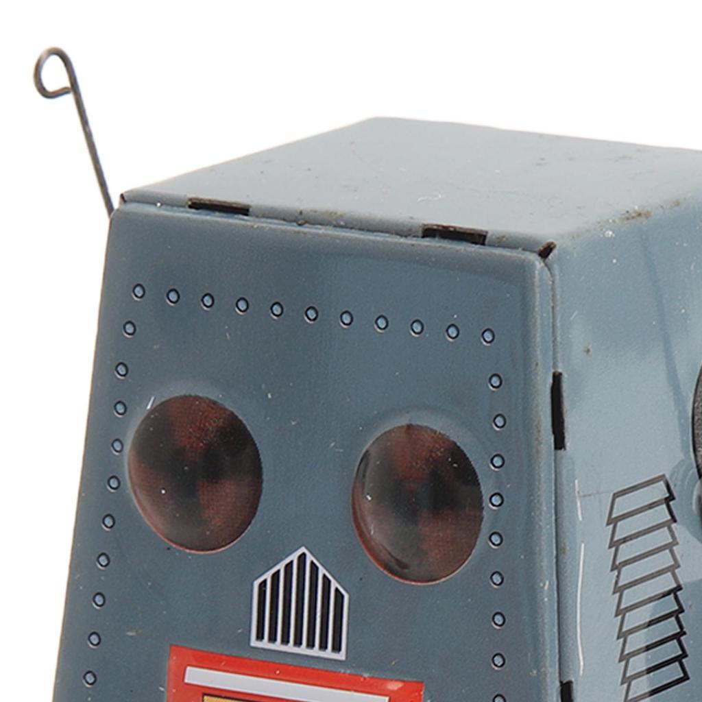 Wind Up Robot Toy Tinplate Classic Retro Clockwork Vintage Toy Photography Prop Decoration for Collection Xmas Birthday Party Gift