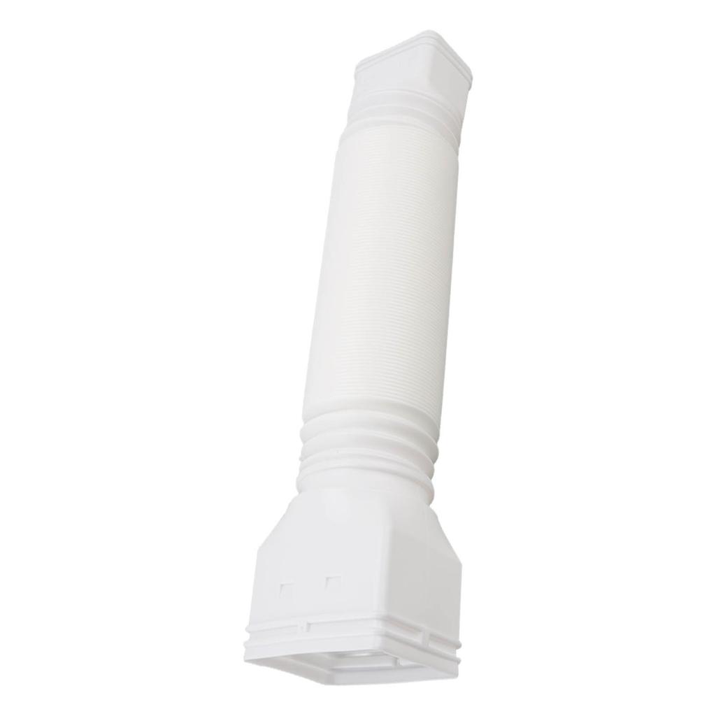 Downspout Extender Retractable Rain Gutter Drainage Pipe Down Spout Drain Extensions White