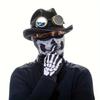 Short Halloween Ghost Gloves Halloween Cosplay Skeleton Performance Gloves Performance Prop Bones