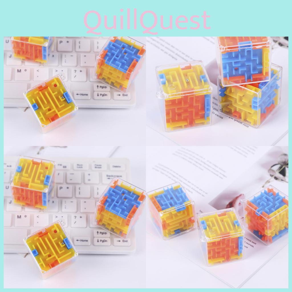 Six Three Sided Dimensional Maze Ball Track Toy For Mental Exercise Idea Gift