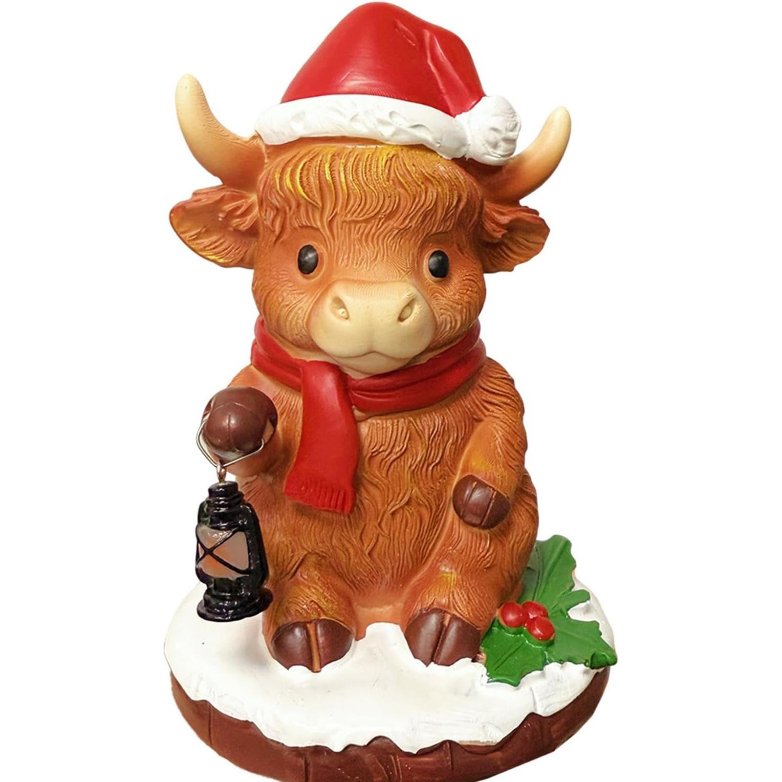 

Statue Desktop Ornament, Unique Resin Craftsmanship, Novel Small Statue, Christmas Decoration, Indoor Entrance Decoration, Without Lights. One Size