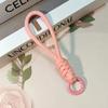 Color Combination Knot Mobile Phone Lanyard Creative Short Braided Lanyard Mobile Phone Case Key Ring can be Detachable to Preve