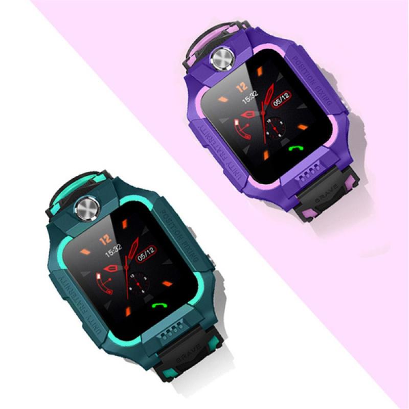Children Smart Watch Temperature Measurement Anti-lost LBS Tracker For SOS Call Silicone Smartwatch Waterproof